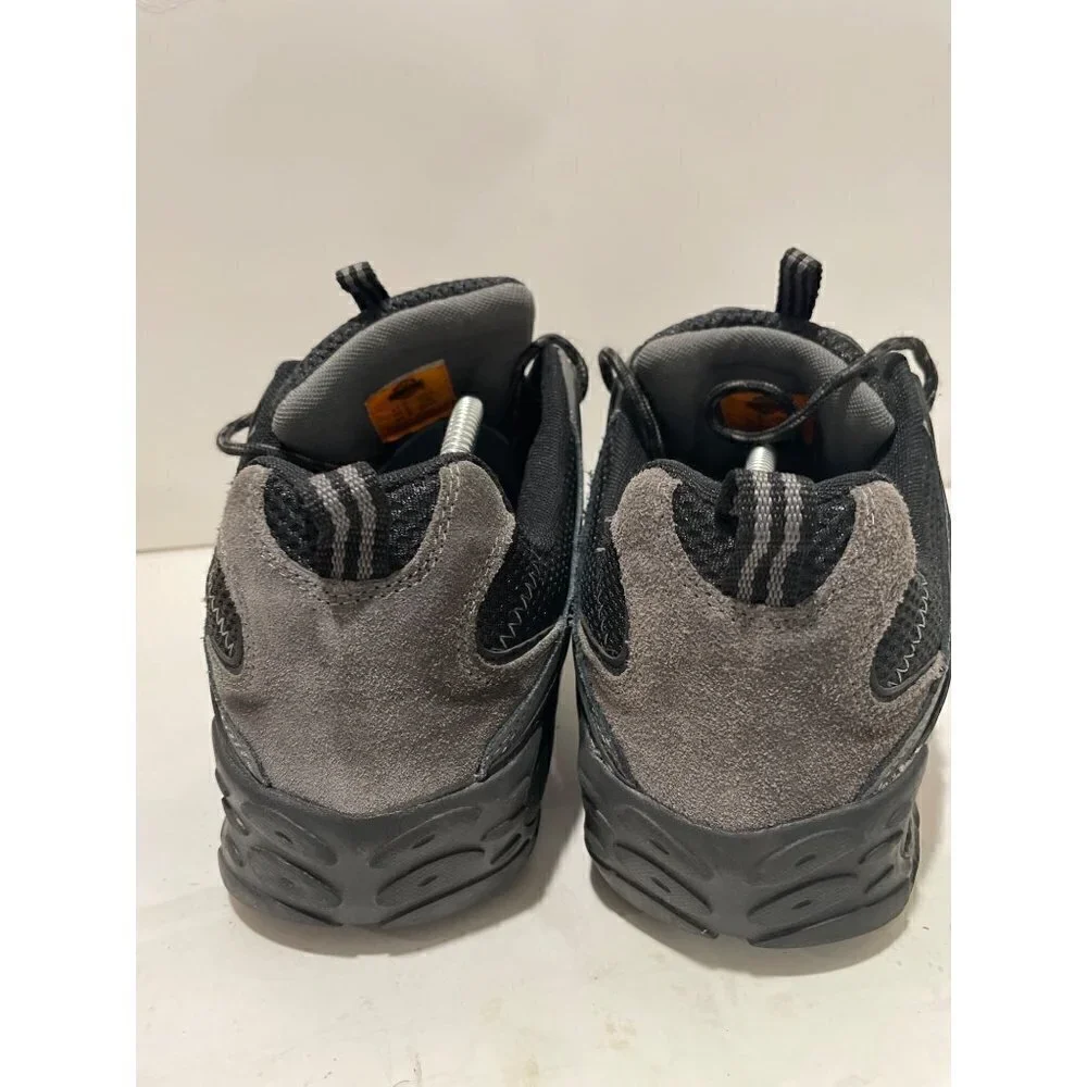 HARLEY DAVIDSON MENS ARRISON GRAY LOW TOP LACE UP LEATHER SHOES SIZE 11.5